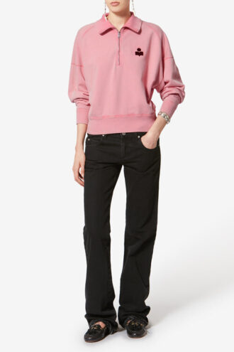 Sudadera Ross de algodón con cuello alto Sudadera Ross de algodón con cuello alto