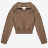 Sudadera Yaele descolorida con pespuntes Sudadera Yaele descolorida con pespuntes