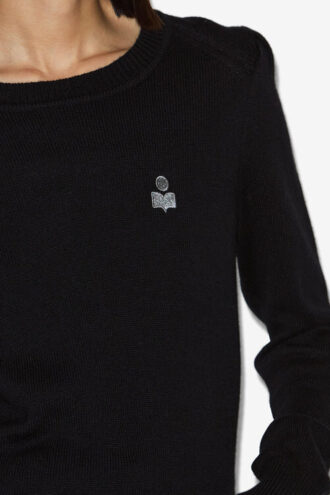 Suéter de algodón Abelle con logotipo