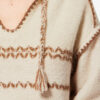 Suéter de tweed de lana merino con capucha Romera Suéter de tweed de lana merino con capucha Romera