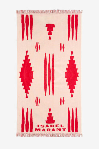 Toalla de algodón con estampado gráfico Maratea