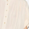 Top Azalea con cuello oficial fruncido Top Azalea con cuello oficial fruncido