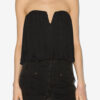 Top bustier drapeado de jersey Amalia Top bustier drapeado de jersey Amalia