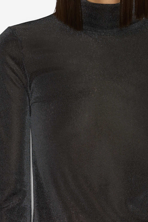 Top con cuello alto de Jadia Lurex Top con cuello alto de Jadia Lurex