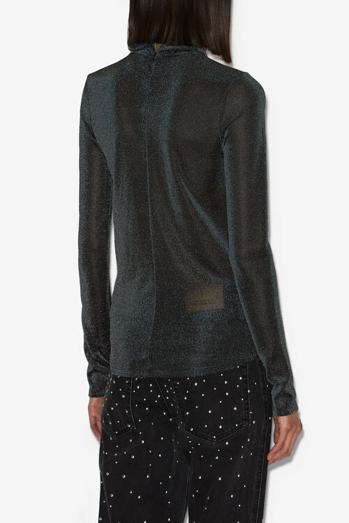 Top con cuello alto de Jadia Lurex Top con cuello alto de Jadia Lurex