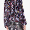 Top Dabia de terciopelo estampado