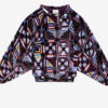 Top Dabia de terciopelo estampado