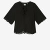 Top de algodón calado estilo túnica Shana Top de algodón calado estilo túnica Shana