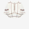 Top de gasa bordado Felicity Top de gasa bordado Felicity