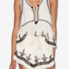 Top de gasa bordado Kourtney Top de gasa bordado Kourtney
