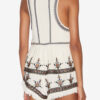 Top de gasa bordado Kourtney Top de gasa bordado Kourtney
