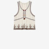 Top de gasa bordado Kourtney Top de gasa bordado Kourtney