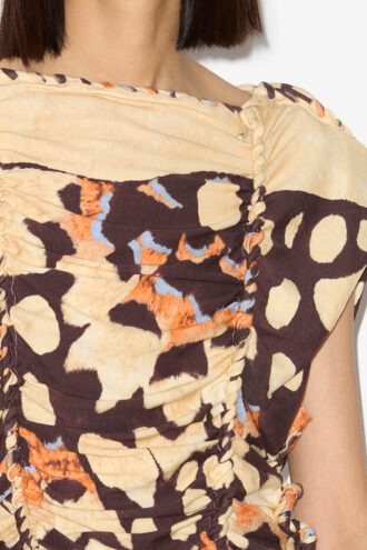 Top de jersey tejido estampado Zohra Top de jersey tejido estampado Zohra