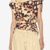 Top de jersey tejido estampado Zohra Top de jersey tejido estampado Zohra