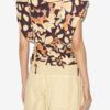 Top de jersey tejido estampado Zohra Top de jersey tejido estampado Zohra