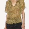 Top de muselina estampada Neslya