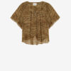 Top de muselina estampada Neslya