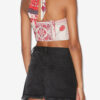 Top de voile de algodón estampado Feyza Top de voile de algodón estampado Feyza