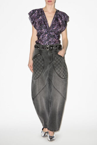 Top fluido estampado Lonea