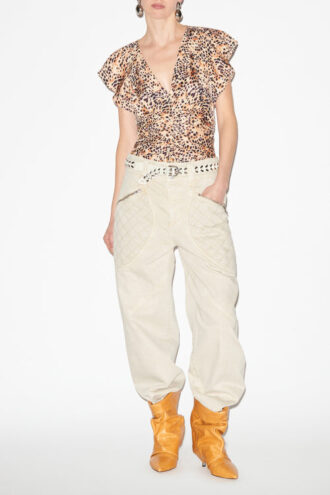 Top fluido estampado Lonea