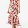 Top Tullya de seda con estampado de rosas Top Tullya de seda con estampado de rosas