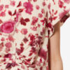 Top Tullya de seda con estampado de rosas Top Tullya de seda con estampado de rosas
