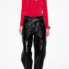 Top Vandalia en jersey fruncido Top Vandalia en jersey fruncido