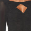 Top Vandalia en jersey fruncido Top Vandalia en jersey fruncido