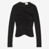 Top Vandalia en jersey fruncido Top Vandalia en jersey fruncido