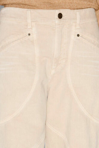 Vaqueros Catarina Denim con detalles de pespuntes