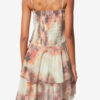 Vestido Anka de voile de algodón estampado fruncido con tirantes Vestido Anka de voile de algodón estampado fruncido con tirantes