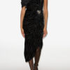 Vestido asimétrico estampado Cyane