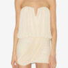Vestido bustier drapeado de jersey Adelita Vestido bustier drapeado de jersey Adelita