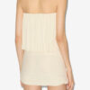 Vestido bustier drapeado de jersey Adelita Vestido bustier drapeado de jersey Adelita