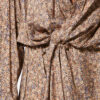 Vestido camisero de jacquard de seda con estampado floral Harmony Vestido camisero de jacquard de seda con estampado floral Harmony