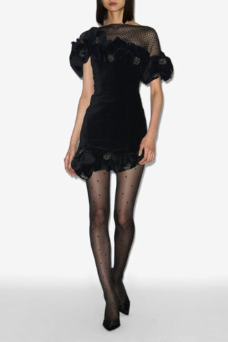 Vestido corto con volantes Eliska