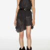 Vestido corto de crepé Betty Vestido corto de crepé Betty