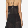 Vestido corto de crepé Betty Vestido corto de crepé Betty