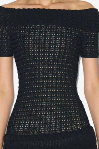 Vestido corto de crochet Charlotte