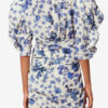 Vestido corto Doris de seda elástica estampada Vestido corto Doris de seda elástica estampada