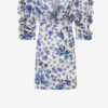 Vestido corto Doris de seda elástica estampada Vestido corto Doris de seda elástica estampada