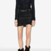 Vestido corto drapeado de jersey Denise Vestido corto drapeado de jersey Denise