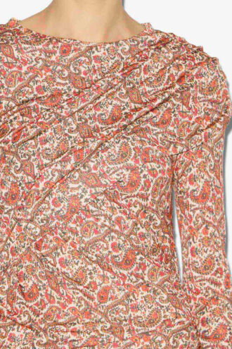Vestido corto drapeado de jersey Denise Vestido corto drapeado de jersey Denise