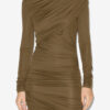 Vestido corto drapeado de jersey Denise Vestido corto drapeado de jersey Denise