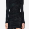 Vestido corto drapeado de jersey Denise Vestido corto drapeado de jersey Denise