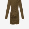 Vestido corto drapeado de jersey Denise Vestido corto drapeado de jersey Denise