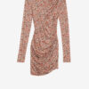 Vestido corto drapeado de jersey Denise Vestido corto drapeado de jersey Denise
