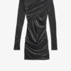 Vestido corto drapeado de lurex Denise Vestido corto drapeado de lurex Denise