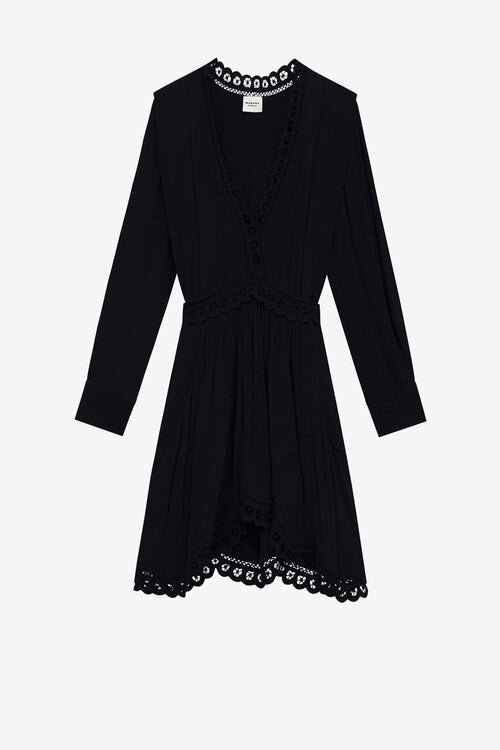 Vestido corto Felie con bordado inglés Vestido corto Felie con bordado inglés