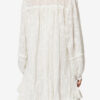 Vestido corto floral de algodón y seda Zame Vestido corto floral de algodón y seda Zame